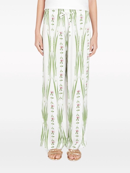 Jardin du Cap-print trousers