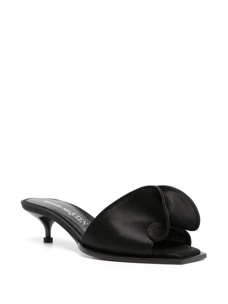 Alexander Mcqueen Mules With Silk Detail