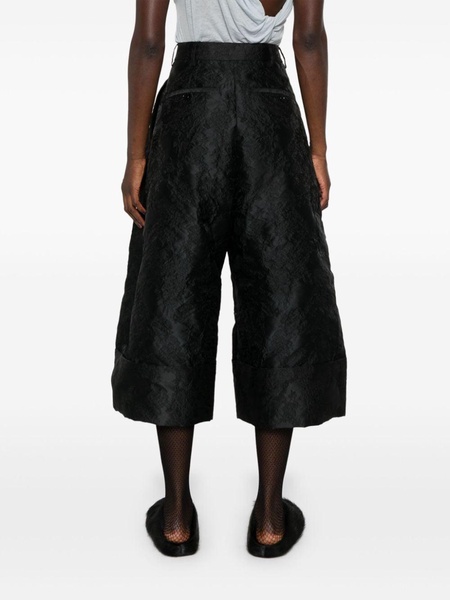 sculpted cropped trousers