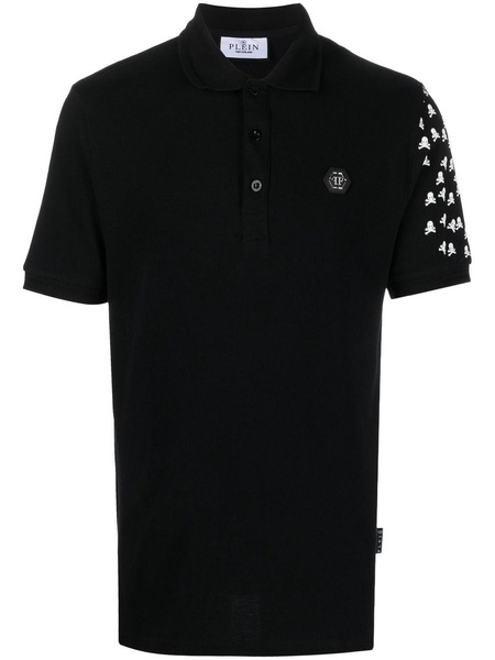 Skull and Bones cotton polo shirt