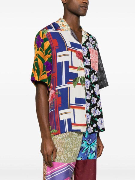 Regenerated Silk Scarves bowling shirt