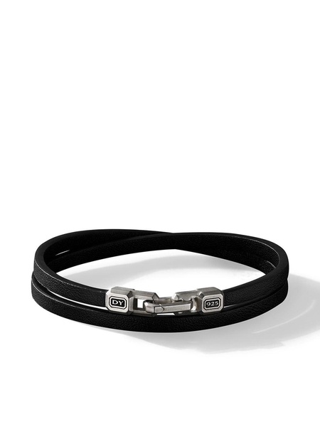 Streamline Double Wrap leather bracelet