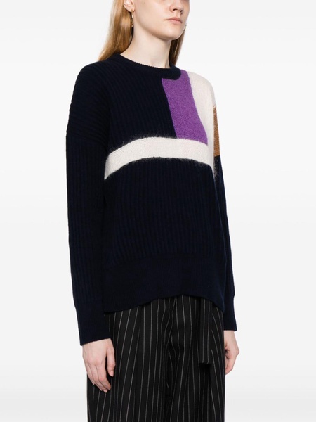 striped ribbed jumper