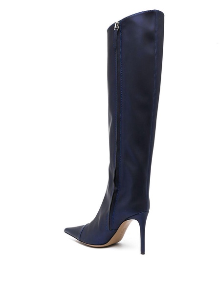 pointed-toe knee-length 115mm boots