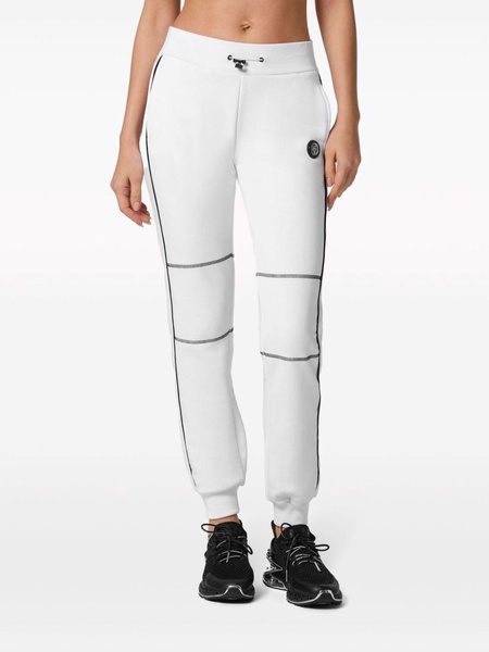 tapered jersey track pants