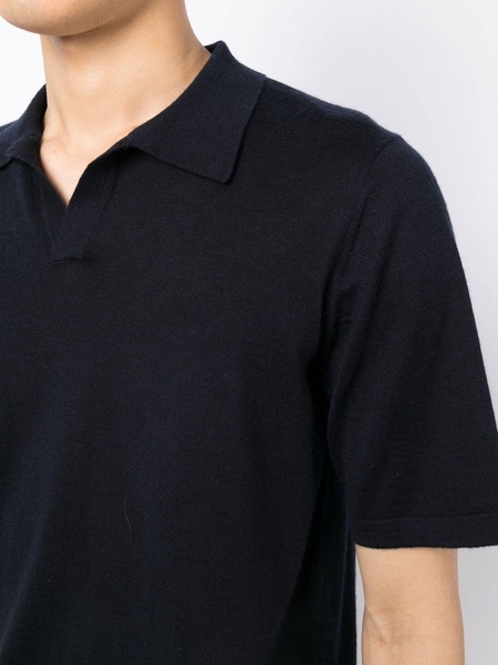 V-neck polo shirt