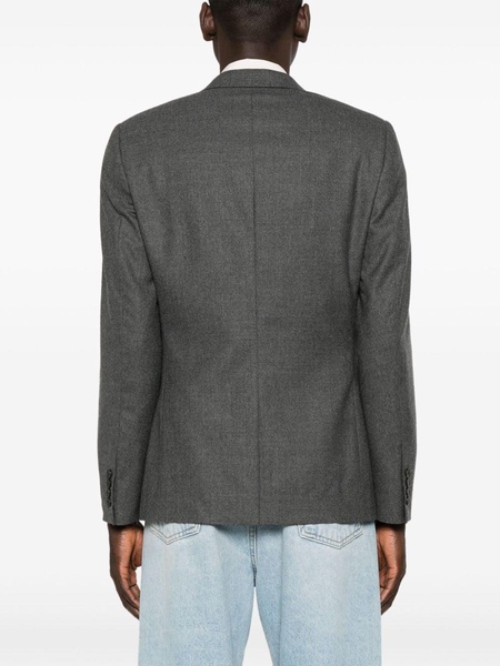 single-breasted wool blazer