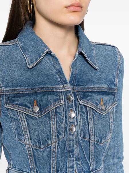 Shrunken denim jacket