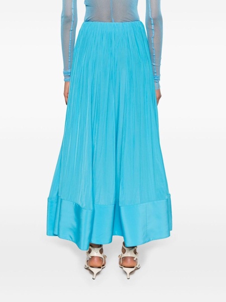 asymmetric charmeuse maxi skirt 