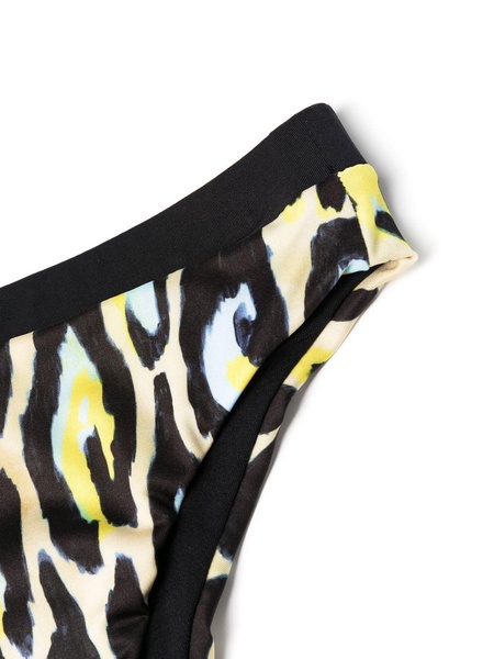 jaguar-print bikini bottoms