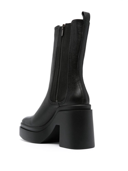 round-toe 115mm leather boots