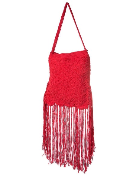 Chloe crochet-knit tote bag