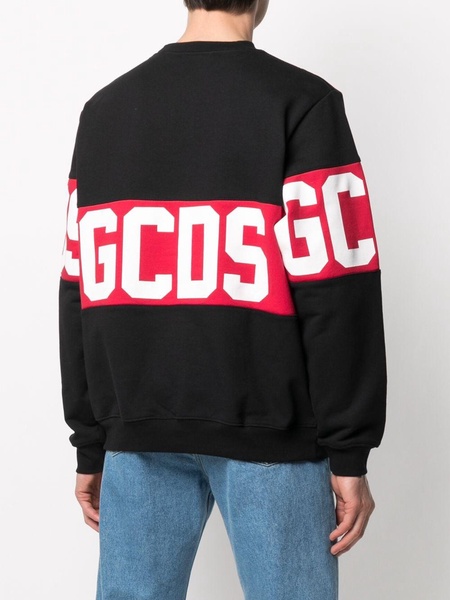 Large logo print jumper