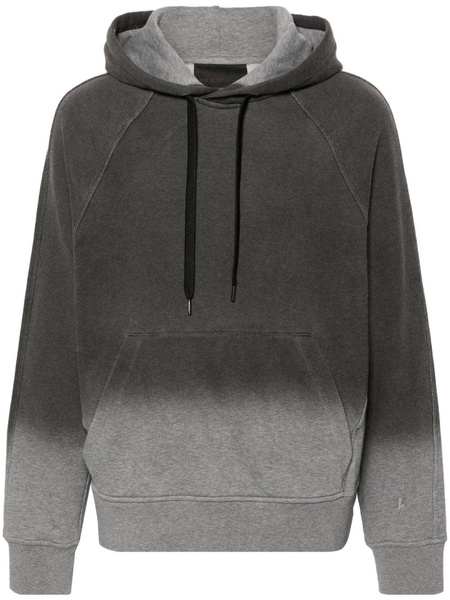 ombré-effect cotton hoodie