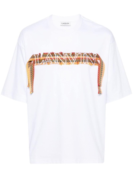 Curb embroidered cotton T-shirt