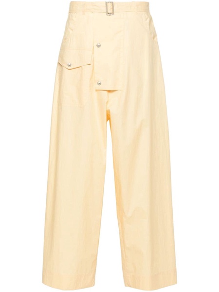 poplin cotton palazzo pants