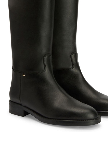 Nourine leather mid-calf boots