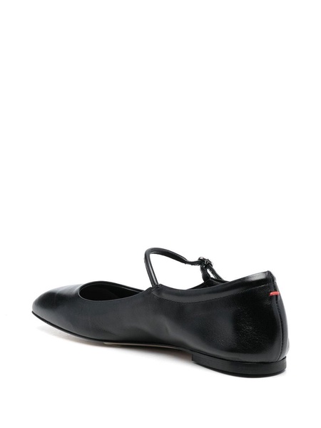 Uma square-toe ballerina shoes