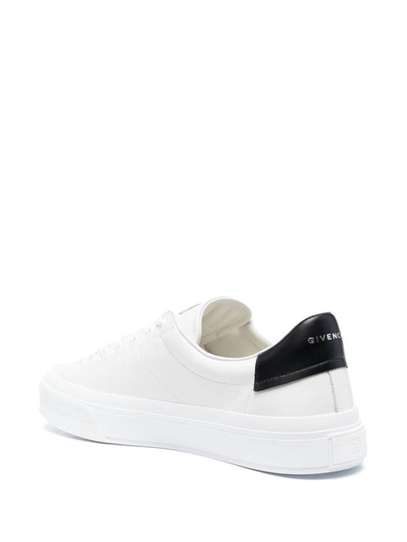 white City Sport leather sneakers