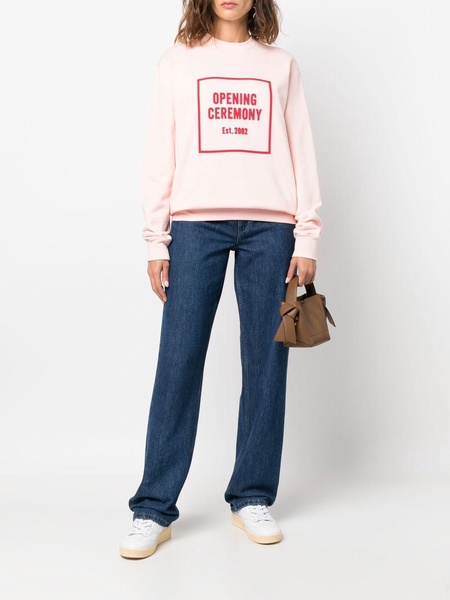 3D box logo relaxed sweatshirt