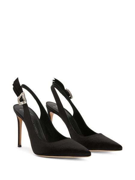 Samia 105mm satin pumps