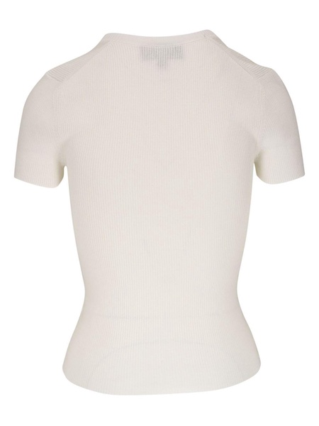 V-neck cotton T-shirt