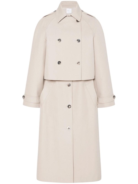 detachable-panel trench coat