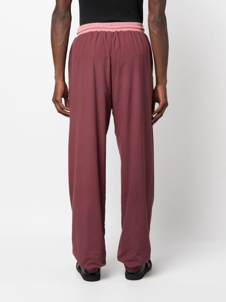 wide-leg drawstring track pants