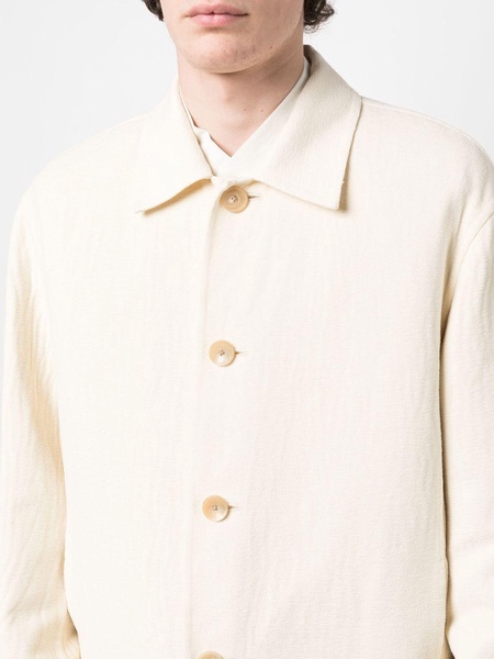 cotton-wool classic shirt jacket