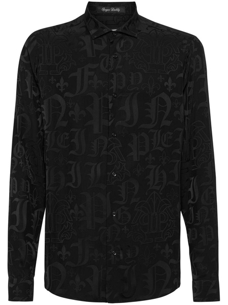 Gothic Plein-print shirt