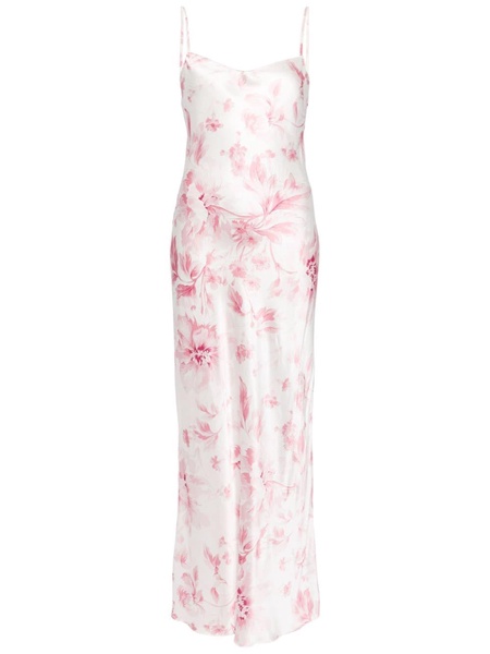 Parma floral silk dress