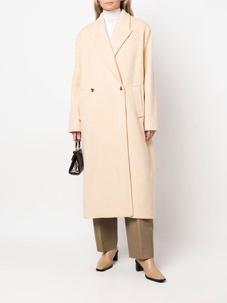 Haven double-breasted wool coat