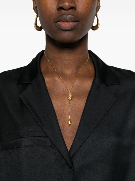 Aloma silk cropped shirt