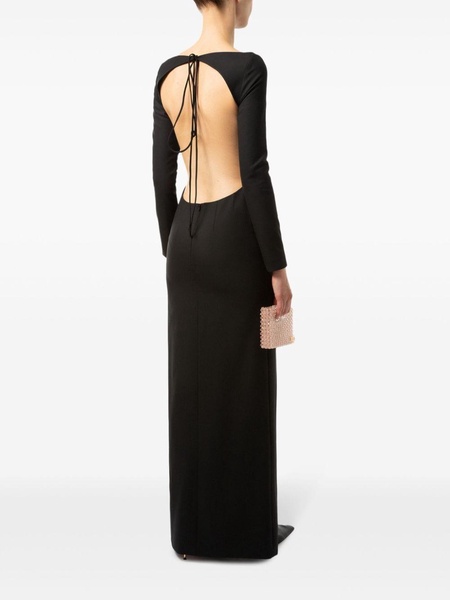 cut-out open-back maxi dress