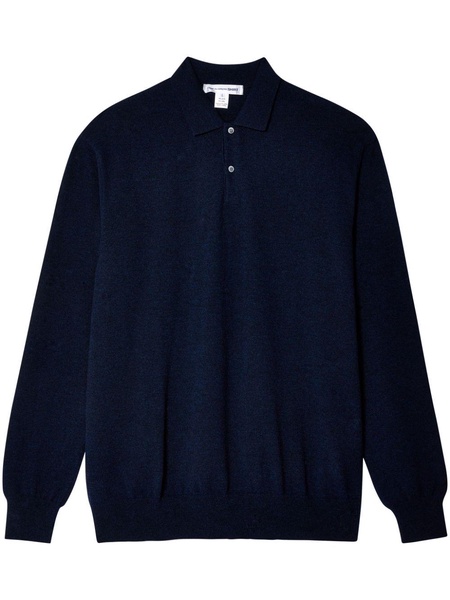 polo collar sweatshirt 