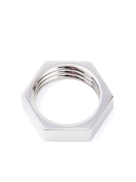 screw-motif ring