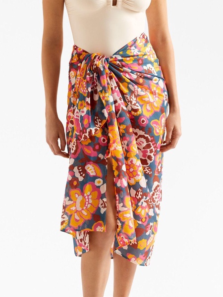 Cannelle floral-print sarong