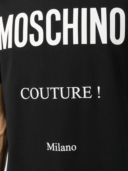 Moschino Logo Printed Crewneck T-Shirt