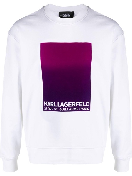 logo-print long-sleeve sweatshirt 