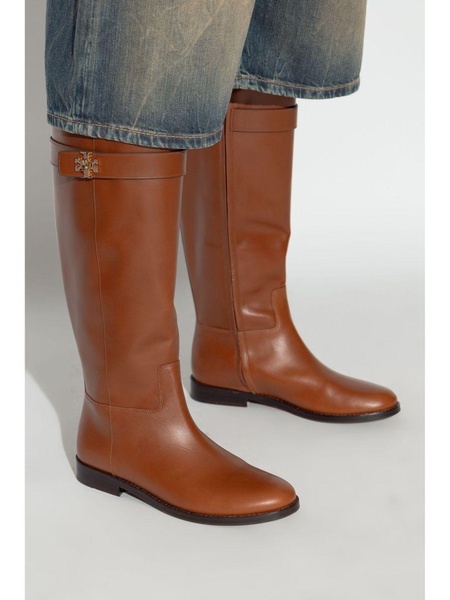 Tory Burch T Lock Riding Boot Shoes