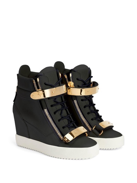 Coby 75mm wedge-heel sneakers