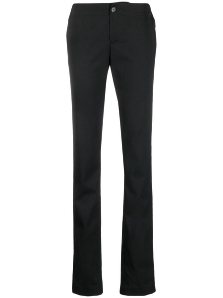 slim zipped trousers