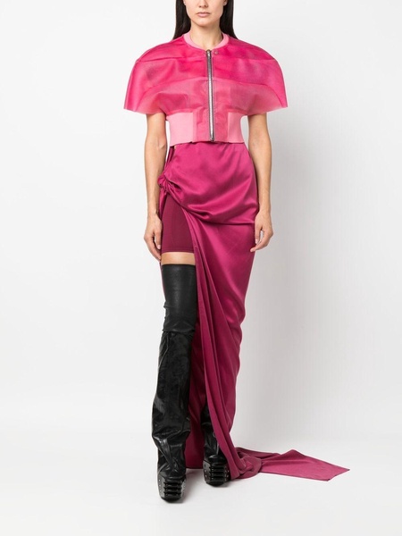 Pink Edfu Draped Gown