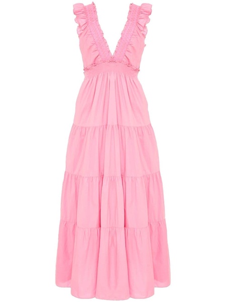 ruffled maxi dress