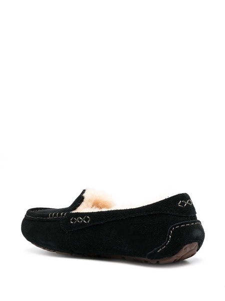 shearling-lined loafers