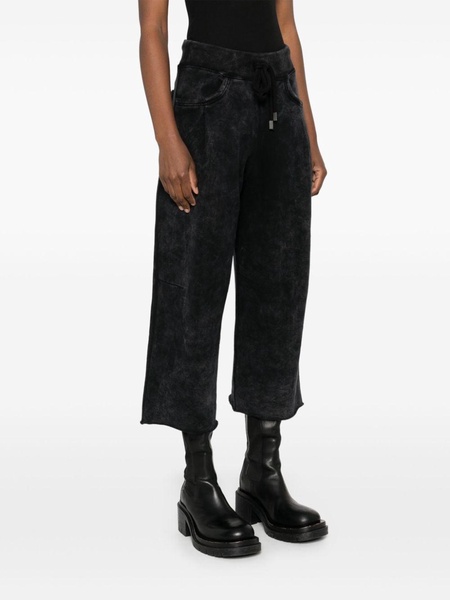 cropped track pants