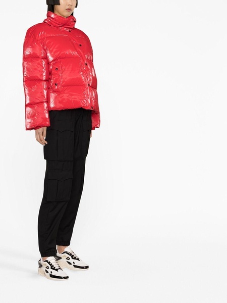 hooded puffer coat 