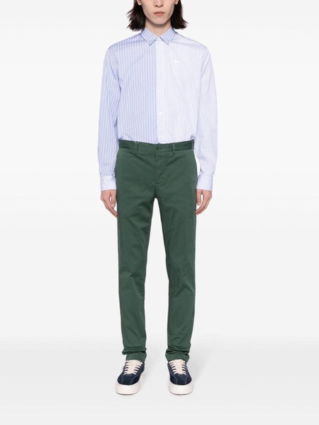 mid-rise slim-cut trousers