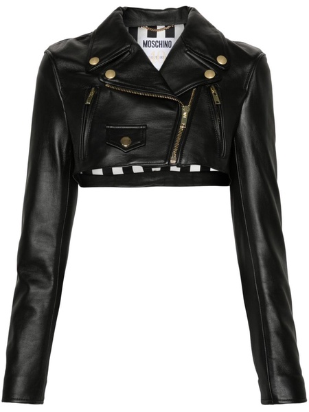 leather biker jacket