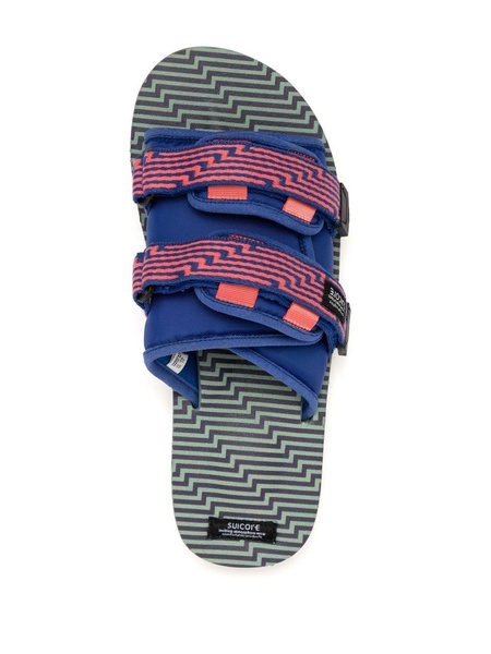 MOTO jacquard touch-strap sandals